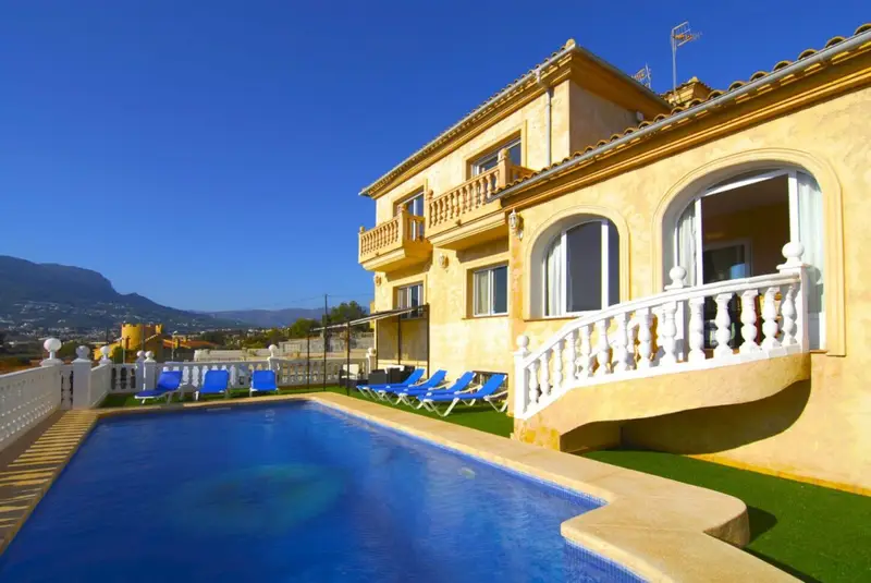 Villa 8 Dormitorios Calpe Enchinent Cerca Playa