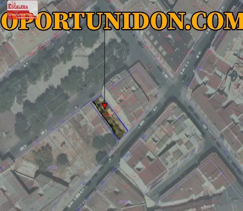 Solar Urbano en Centro Ibi 231m2 10 Viviendas 8 Viviendas Duplex