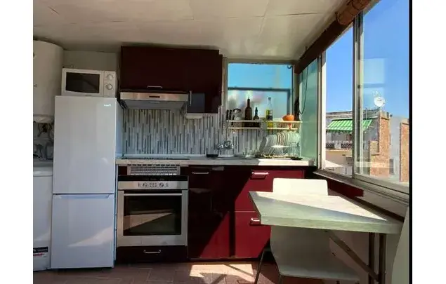 Estudio 36m² en Barcelona El Poble Sec Amueblado Mascotas