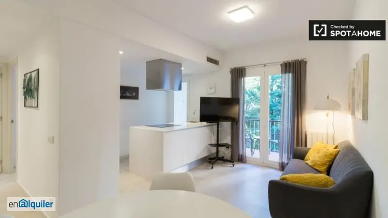 Apartamento 2 habitaciones Sant Gervasi Galvany gastos incluidos