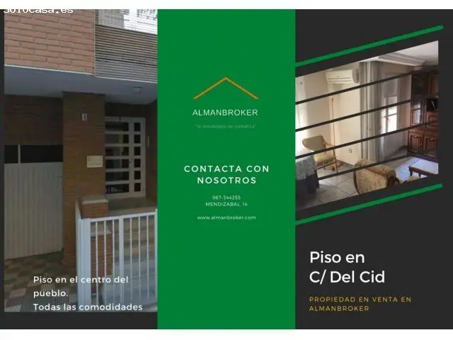 Piso Centro 3 Habitaciones Cocina Baño Salon Balcon Calefaccion