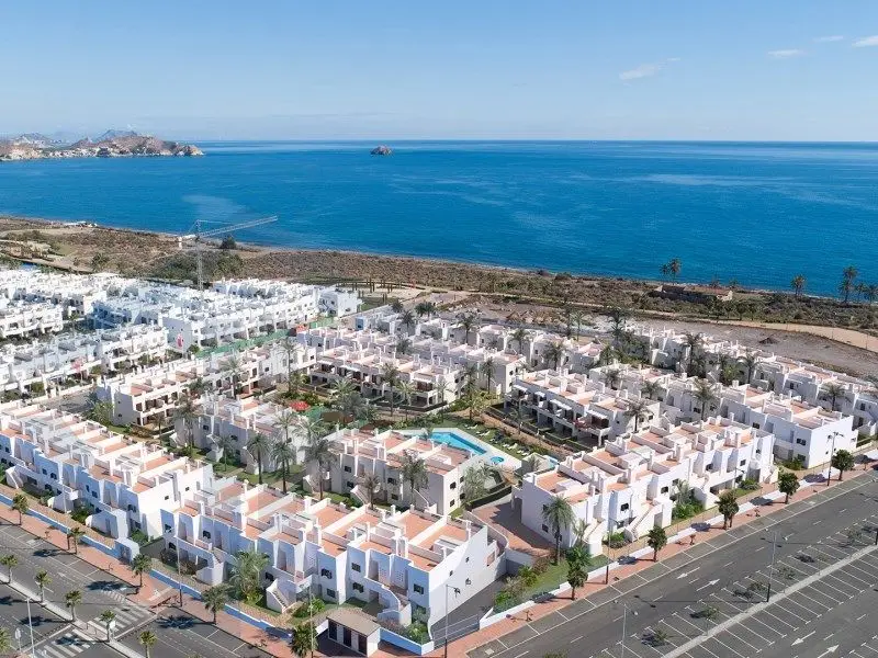 Apartamento en San Juan de Terreros con Piscina y Vistas al Mar