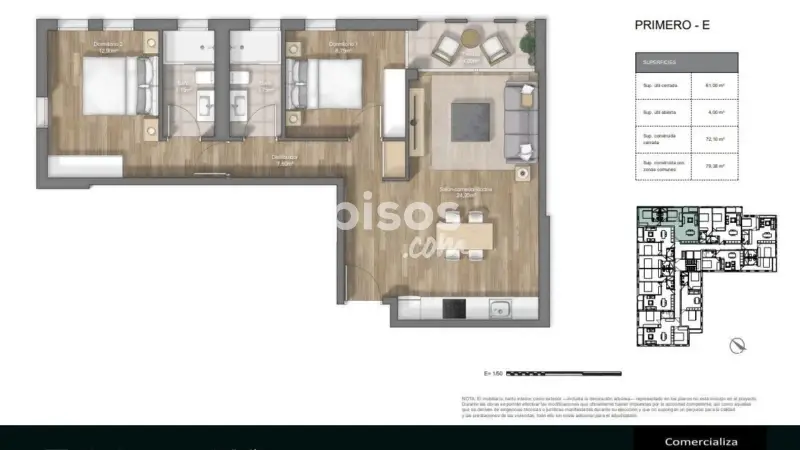 Piso en venta en Calle de San Felipe Neri, 49