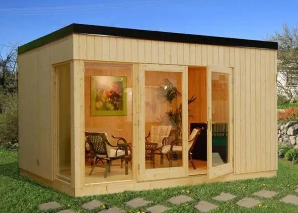 Caseta de Madera Solveig 13 6m2 Aislamiento Jardin