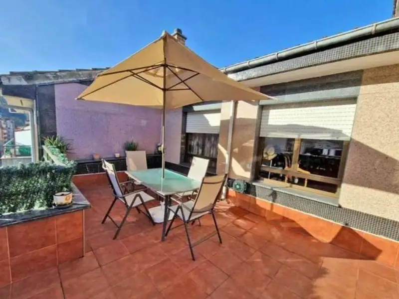 Atico en venta en Mieres Asturias 85m2 terraza 3 dormitorios