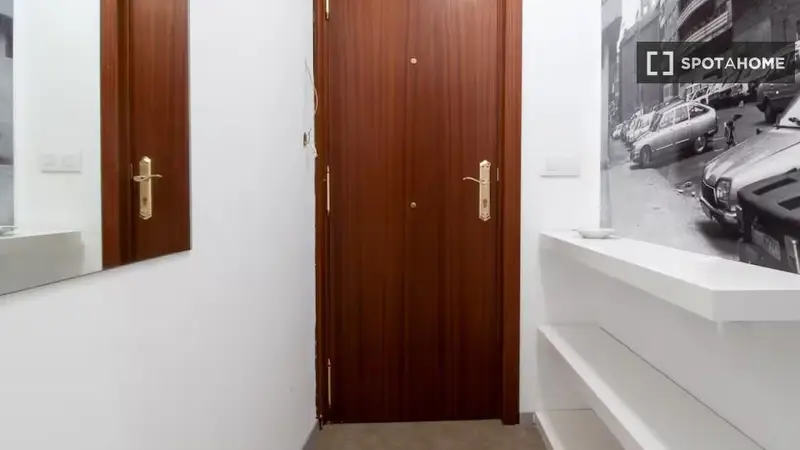 Piso 1 Dormitorio Santander Amueblado con Calefaccion y Parking