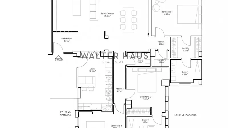 Piso 151m2 Madrid Reforma 5 Habitaciones 2 Baños Terraza