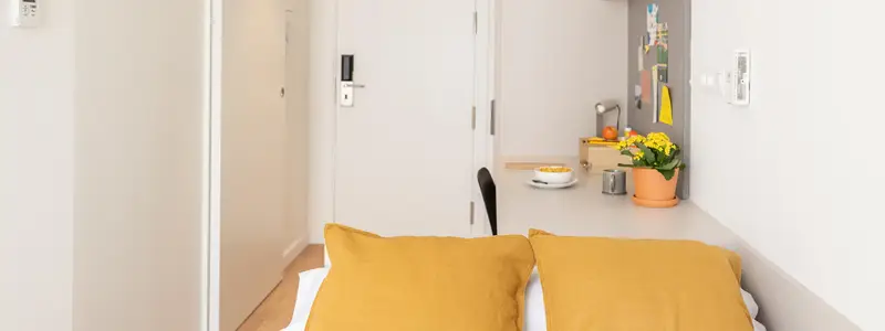 2 Habitaciones Amuebladas con Baño Privado y Terraza