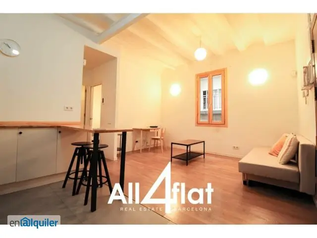 Alquiler Piso Amueblado 2 Habitaciones Raval Barcelona