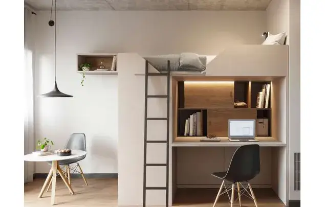 Estudio Amueblado en Residencia Barcelona