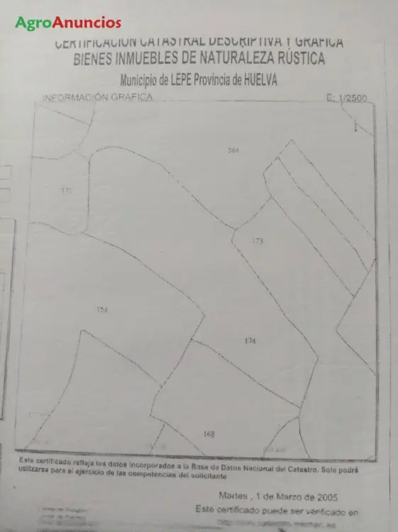 Venta  de Finca rústica en Huelva