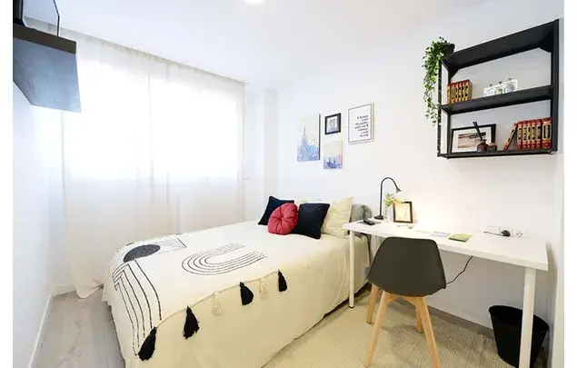 Habitacion 90m2 Bilbao Estancia Media Larga
