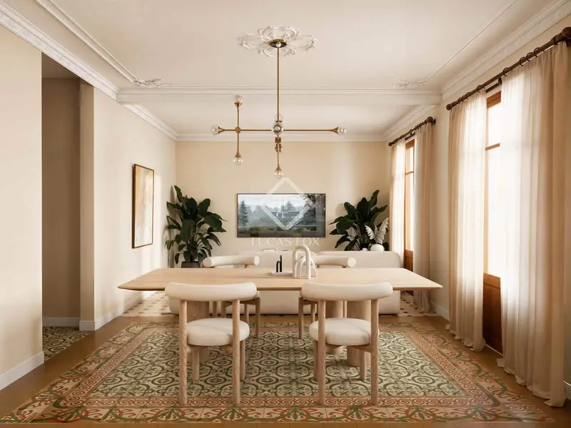 Apartamento en Barcelona: 136m², 3 Suites, Finca Regia Reformada