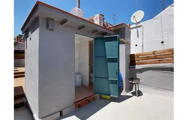 Estudio 18m² en El Raval, Barcelona - Amueblado y con Terraza