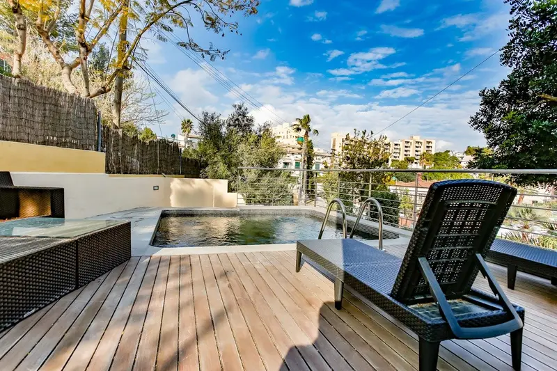 Casa 6 habitaciones Vallpineda Sitges Piscina Jardin Vistas Mar