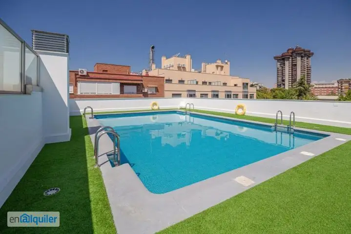 Alquiler Estudio con Terraza Salamanca Madrid Aire Acondicionado Ascensor