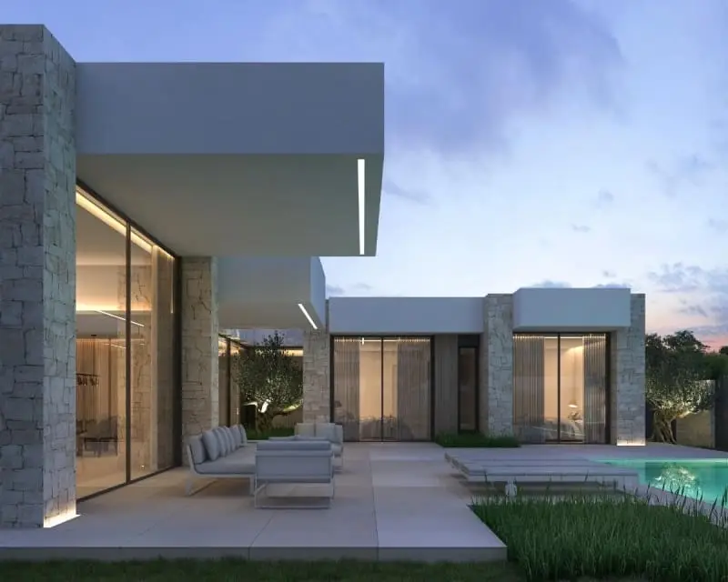 Villa Moderna en D												
ia - Piscina Privada - Cerca de la Playa