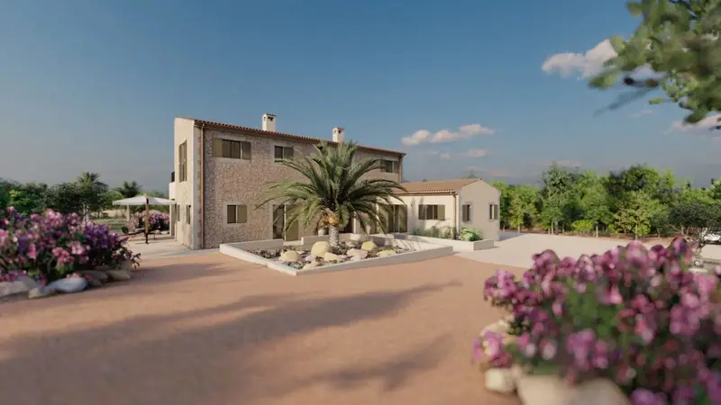 Finca en Campos Mallorca 4 Dormitorios Piscina Nueva Construccion