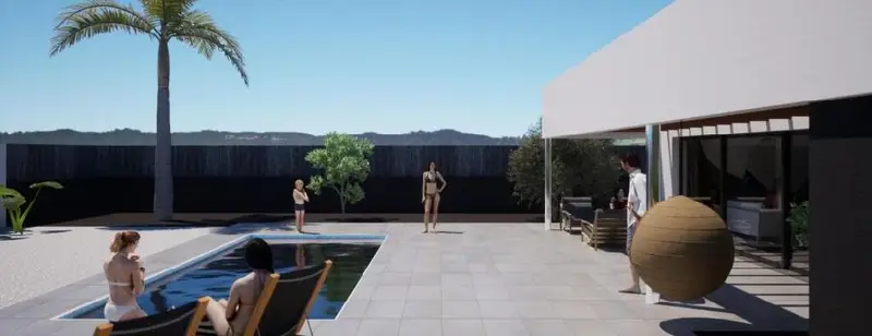 Villa en Alfaz del Pi con Piscina y Trastero