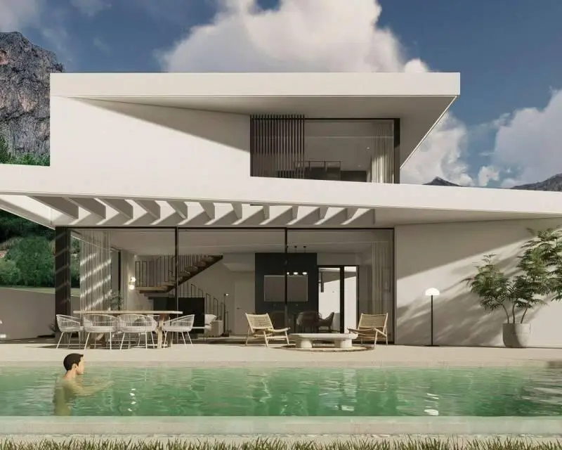 Villa en Venta Polop 3 Dormitorios Piscina Vistas Panoramicas