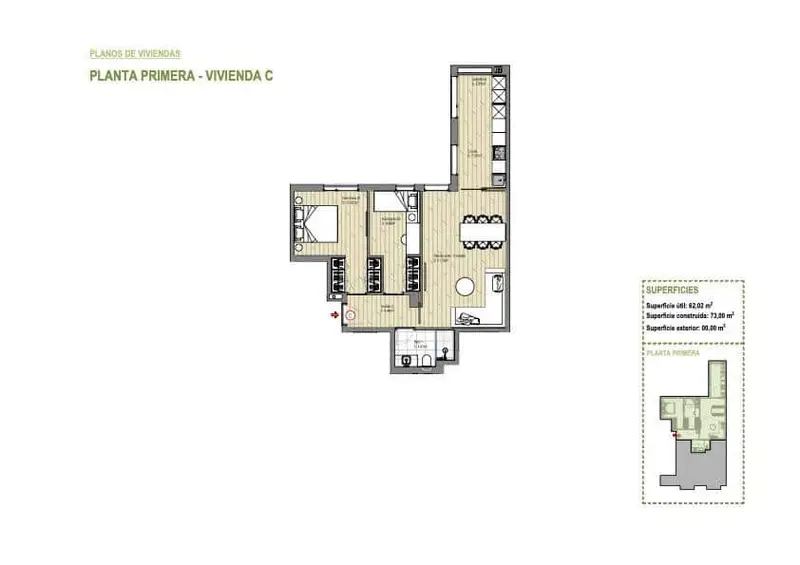 Piso en Venta en Palma Centro 2 Dormitorios 73m2