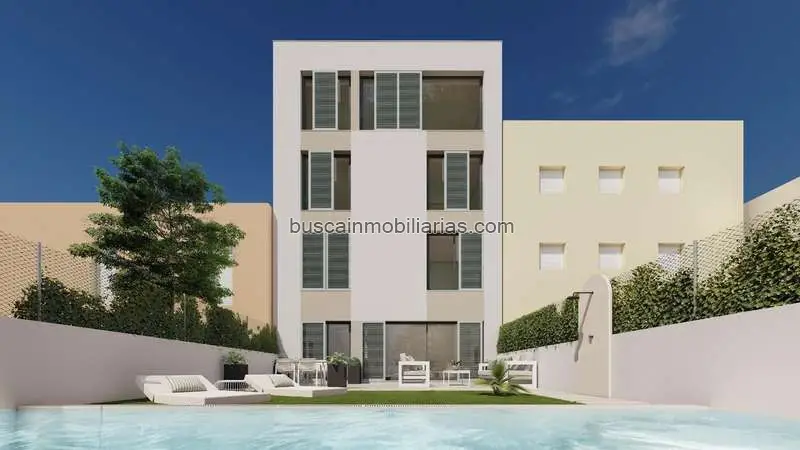 Parcela Urbana en Palma de Mallorca Ciudad Jardin - Dos Duplex con Piscina