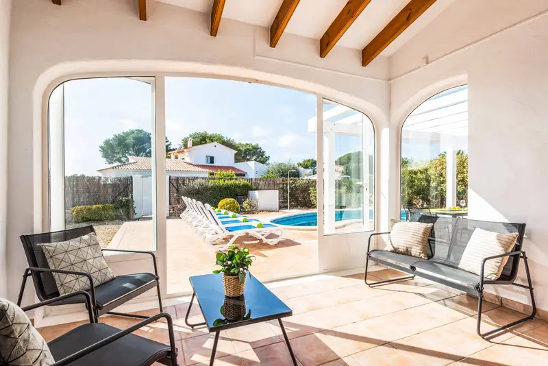 Chalet 3 Dormitorios Menorca Alquiler Binbeca Piscina Privada