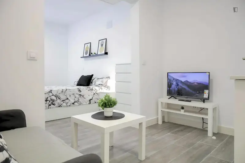 Coliving con areas comunes y lavanderia