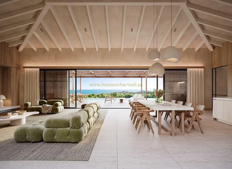 Villa de Lujo en Ibiza con Vistas al Mar 6 Dormitorios Piscina Infinita