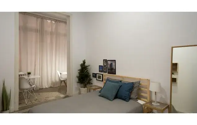 Habitacion Doble con A/C en Gracia Barcelona