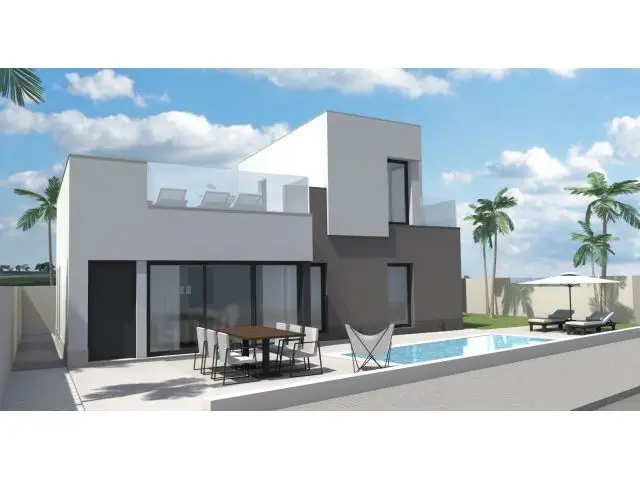 Villa en Venta Torrevieja Aguas Nuevas Moderna 3 Dormitorios Piscina Privada