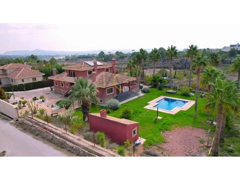 Venta Chalet Lujoso Novelda Piscina Privada Vistas Valle