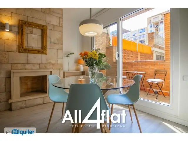 Alquiler Piso Terraza Eixample 70m 3 Habitaciones Amueblado