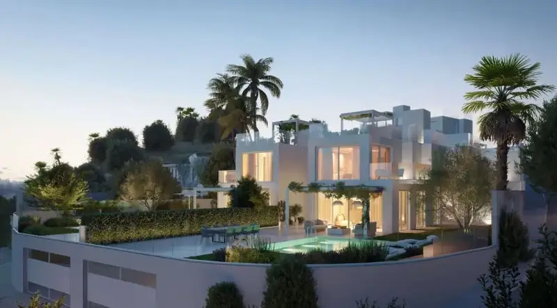 Villa de Lujo en Mijas con Vistas al Mar y Piscina Privada