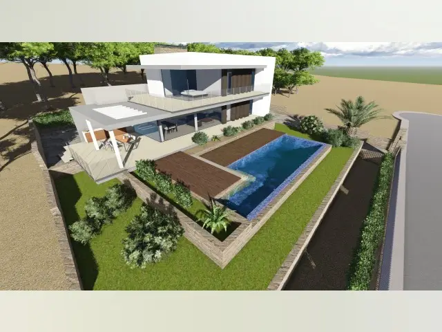 Villa Moderna 4 Dormitorios Moraira Piscina Jardin