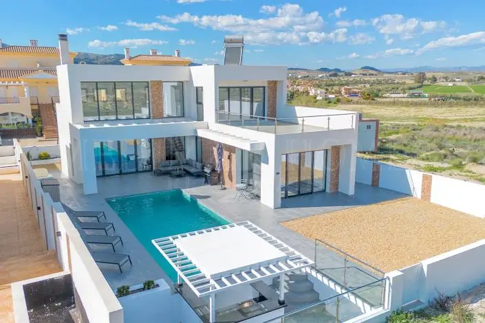 Villa Moderna 3 Dormitorios Los Gallardos Piscina Privada