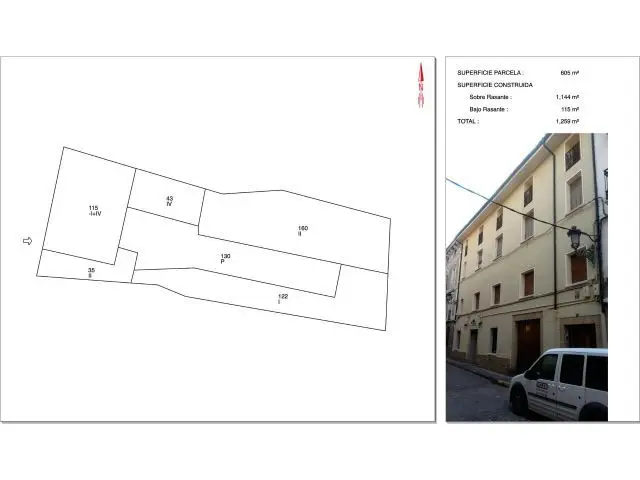 Venta Edificio Centrico Jaca 1259m2