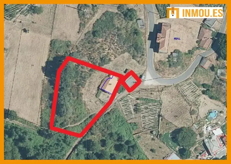 Venta Terreno Celanova 1664m2 Casa Ruinas