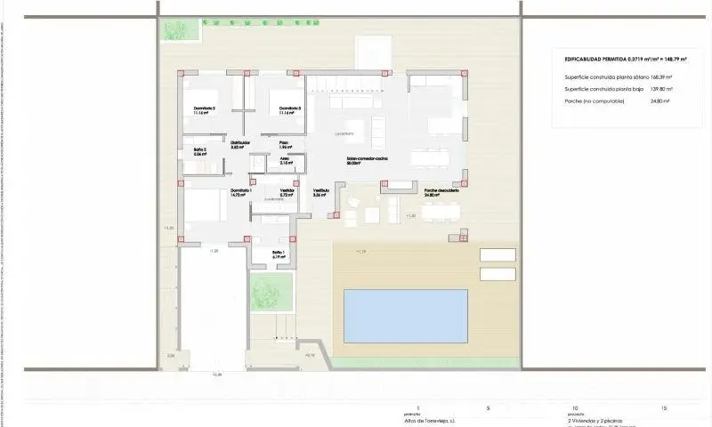 Casa en venta Los Altos con piscina y terraza