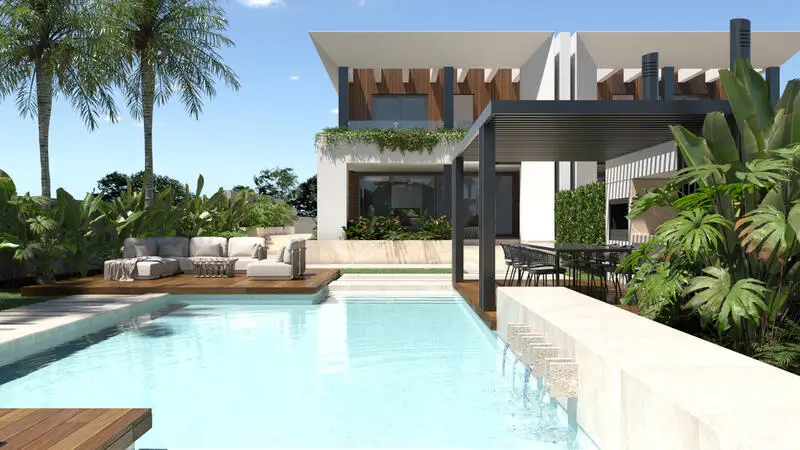 Villa de Lujo 4 Dormitorios Los Balcones Piscina Privada