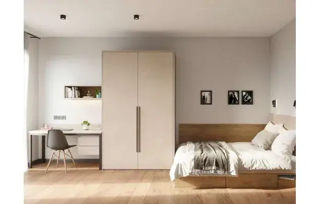 Estudio Amueblado en Residencia Barcelona