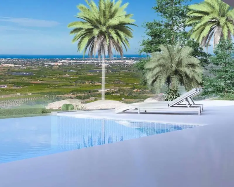 Villa de Lujo en Pedreguer con Vistas al Mar - Nueva Construccion