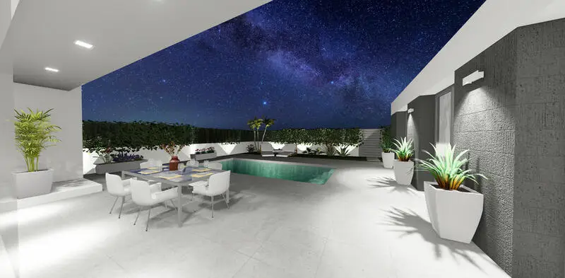 Villa en San Juan de los Terreros 2 y 3 dormitorios piscina privada