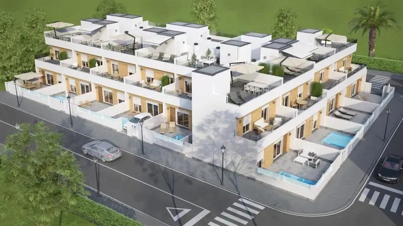 Adosados 3 Dormitorios Avileses Murcia Obra Nueva