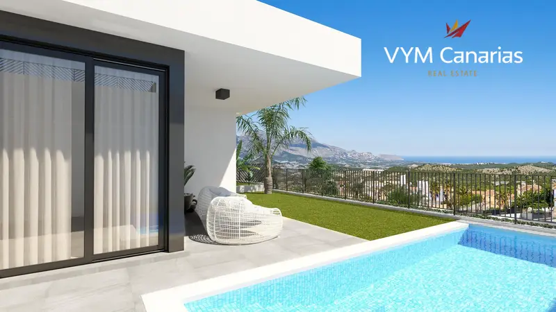 Venta de Casa Duplex con Piscina en La Nucia