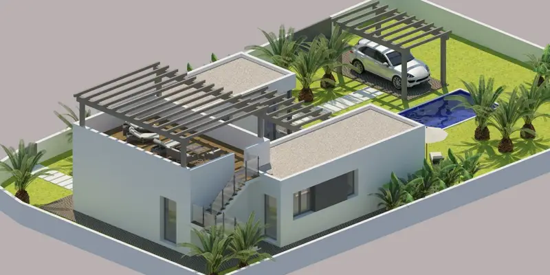 Villa de Lujo 3 Dormitorios Benijofar Costa Blanca