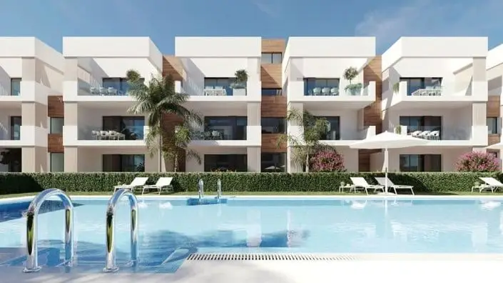 Aticos en San Pedro del Pinatar con Piscina y Jardines