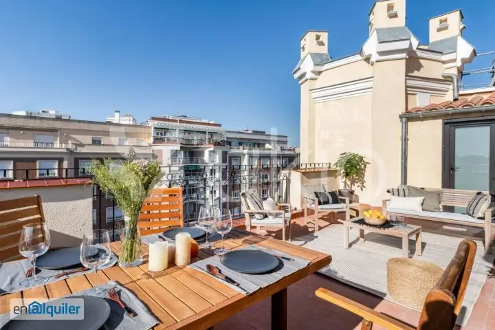Alquiler Piso Amueblado Chamberí 3 Dormitorios Terraza Oficina