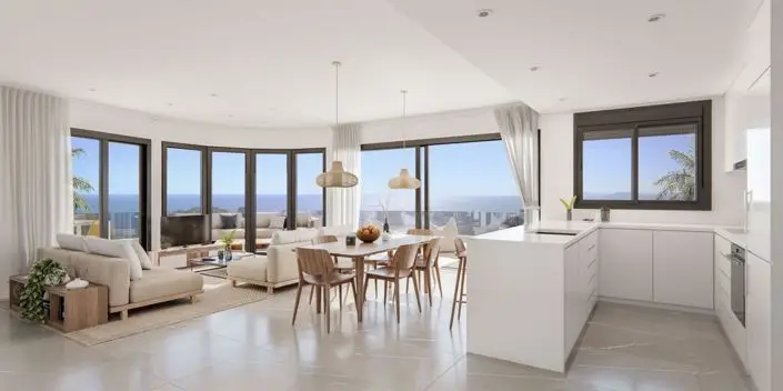 Apartamento 2 Dormitorios en Complejo de Lujo en Costa