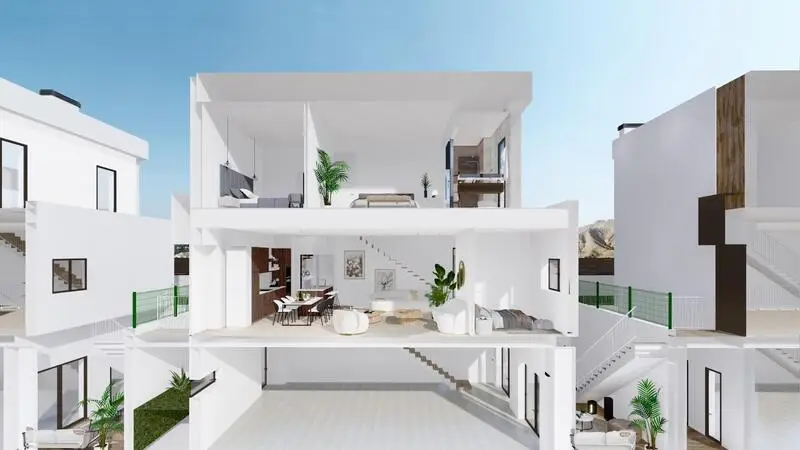 Villa en Venta Finestrat 3 Dormitorios Piscina Jardin